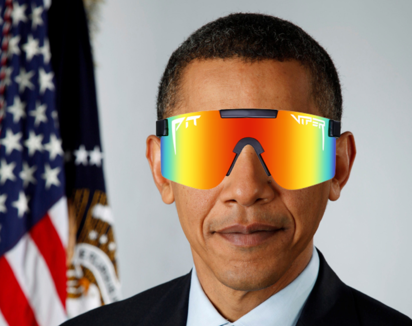 obama with pit viper sunglasses